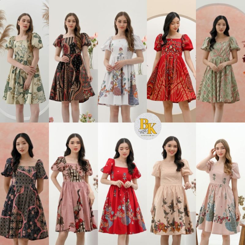 306 Series - Dress Batik Wanita / Terusan Batik Modern
