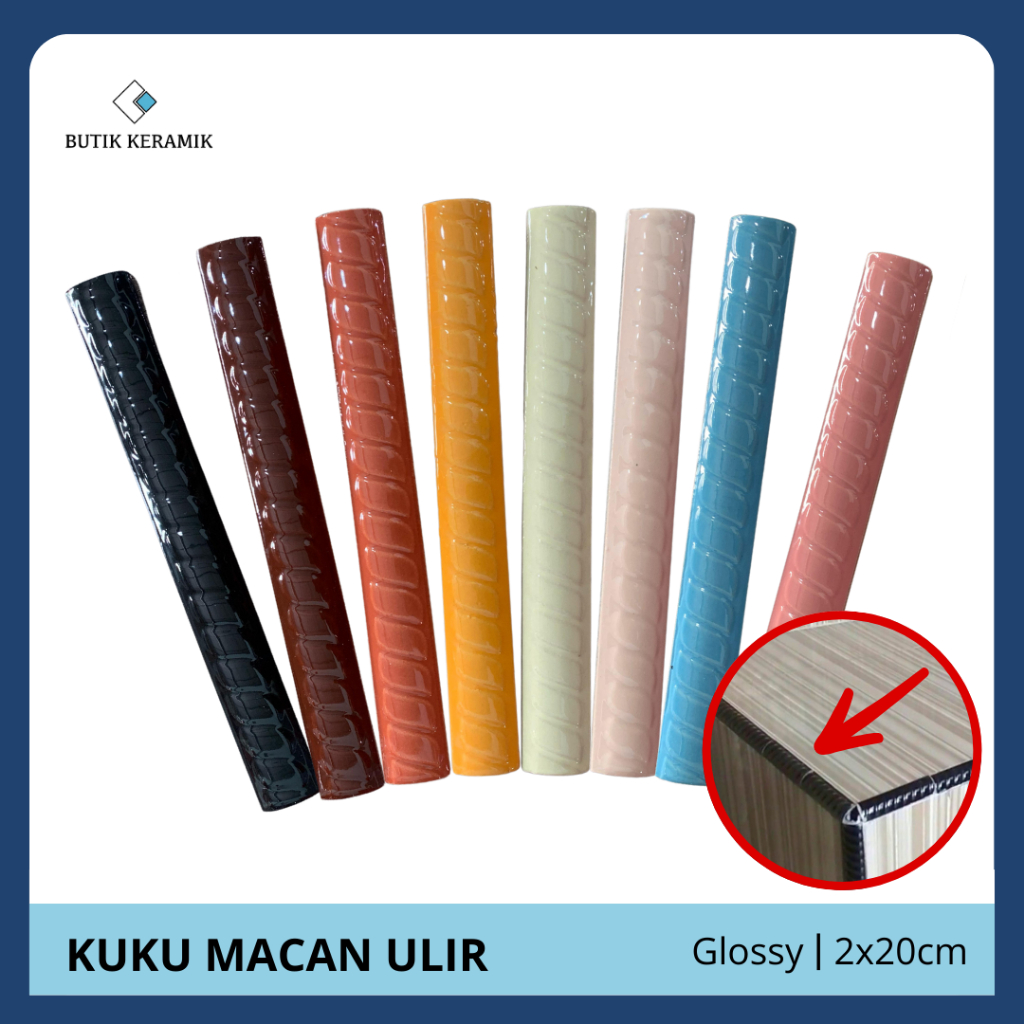 Kuku Macan 2x20 cm | Pinggiran Keramik | Pinggiran Lantai | Kuku Macan Ulir | Pembatas Lantai | List