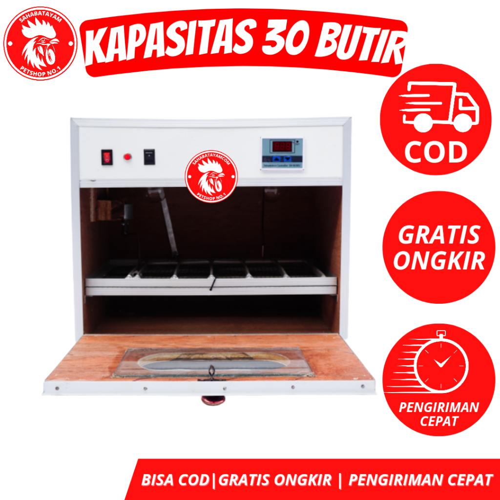 Mesin Tetas K 30 Butir Penetas Telur Full Otomatis Mesin Penetas Telor