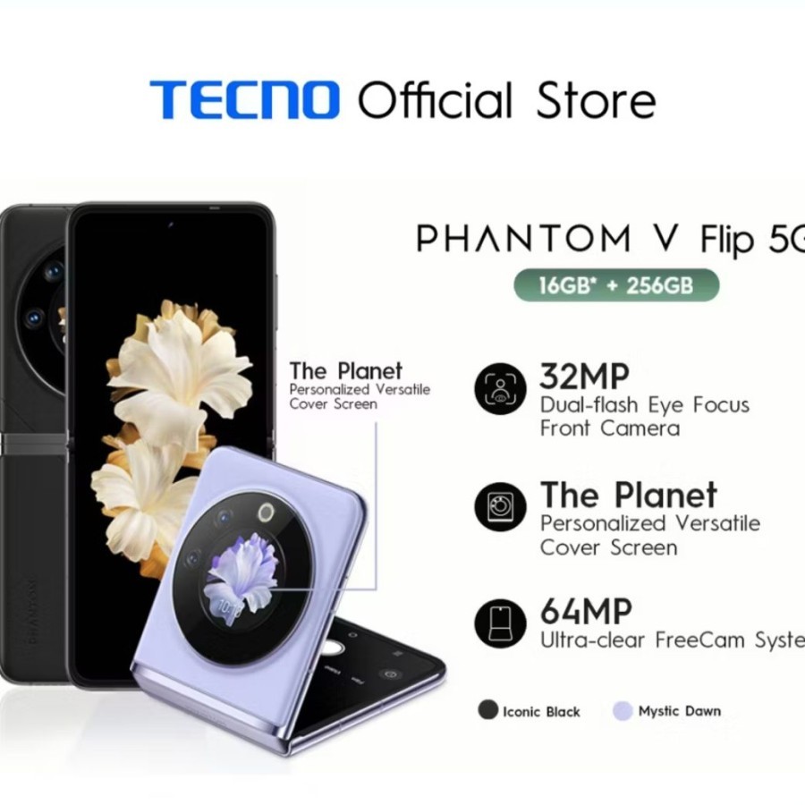HP android Techno Phantom V flip 5G