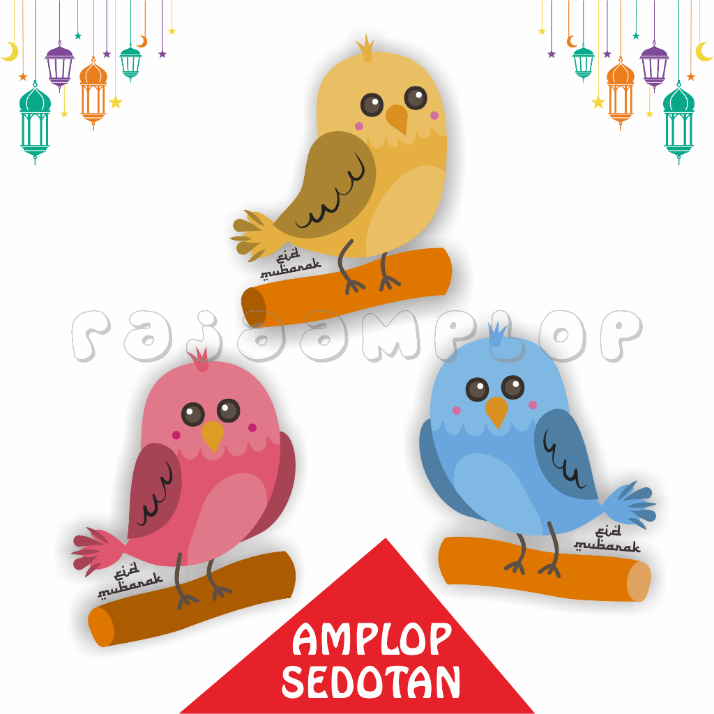 

RAJAamplop -(isi 50 pcs) Angpao Lebaran Idul Fitri MINI