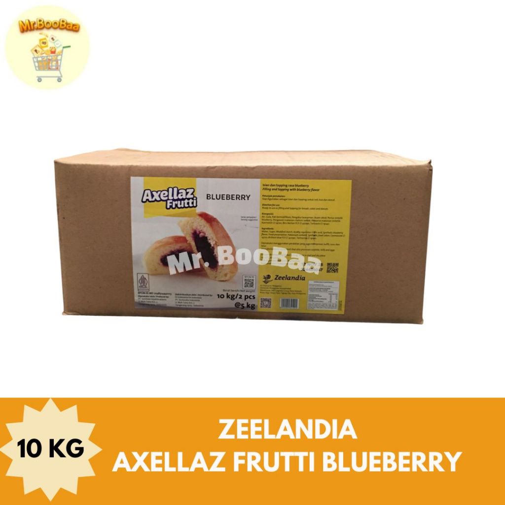 

Zeelandia Axellaz Frutti Blueberry 10 Kg/ Olesan roti rasa Blueberry/selai Blueberry