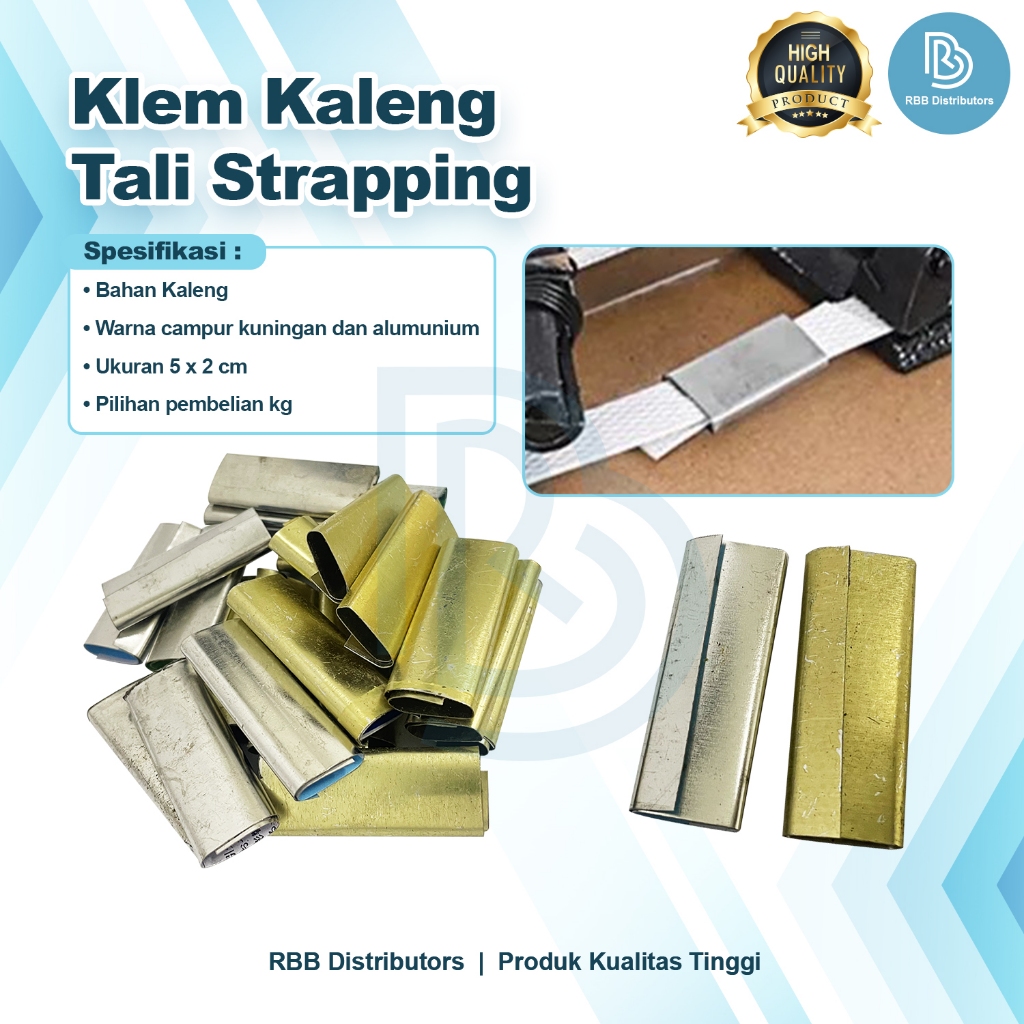 Klem strapping band 1 KG / Klem Seng lipat Tali Strapping / Klem Seng Strapping Band