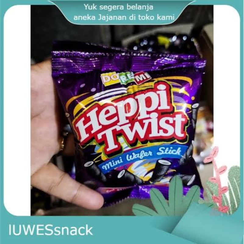 

SNACK HEPPY TWIST CAMPURSARI 1 RENCENG ISI 10 PCS