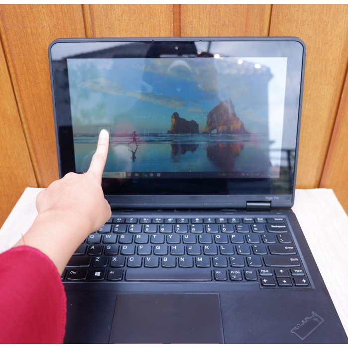 Laptop Thinkpad Yoga 11e Core m3-7Y30 Ram 4Gb 512Gb Normal Siap Pakai - Leptop Laptop Murah - Laptop