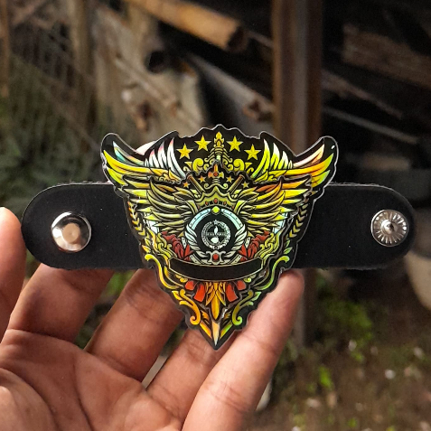 Ring Kacu Pramuka Akrilik Tumpuk | Free Ukir Nama custom | Ring Hasduk Pramuka