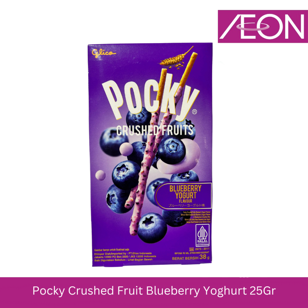 

Pocky Crushed Fruit Blueberry Yoghurt 25Gr