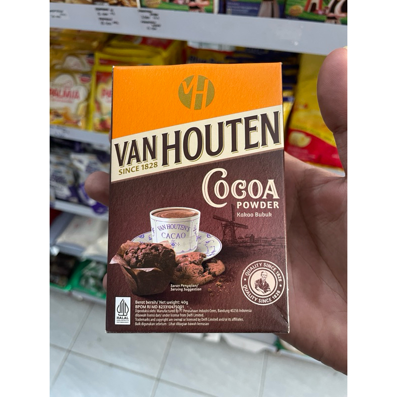 

COKLAT BUBUK VANHOUTEN 40gram/ KAKAO BUBUK / COCOA POWDER/ COKELAT BUBUK