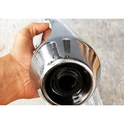 Gratis Ongkir Knalpot Standar Motor Honda Astrea Grand Impressa Legenda - Knalpor Standar Warna Crom
