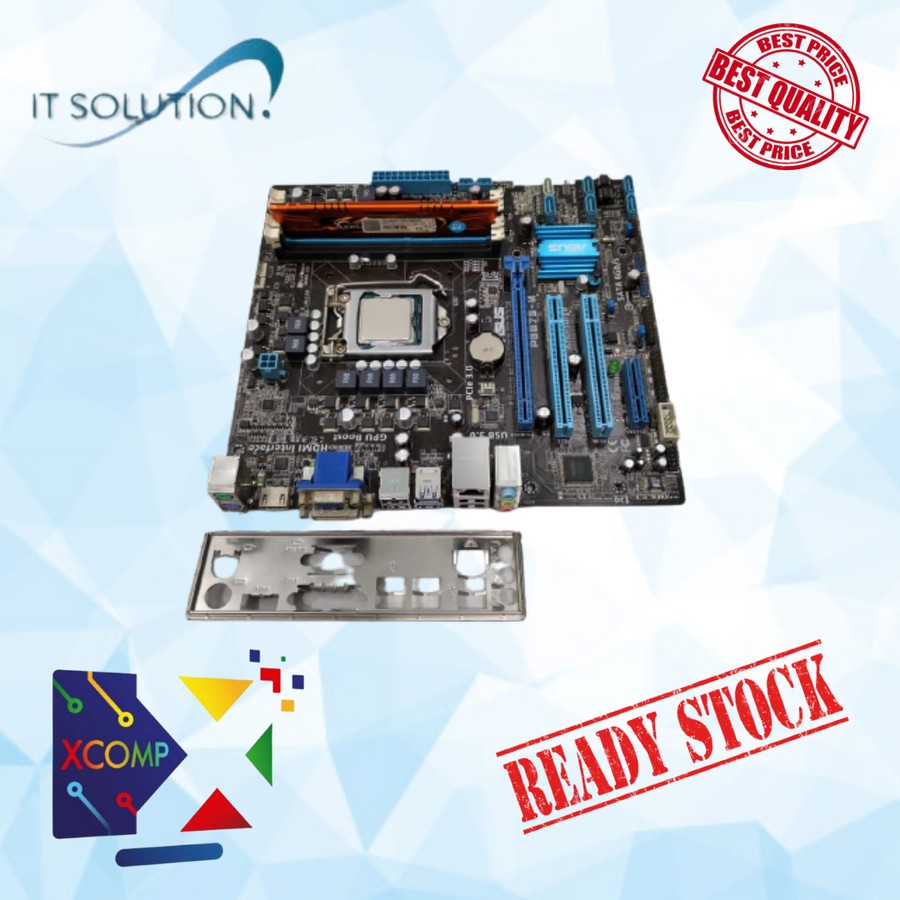 Motherboard Asus P8B75-M Dan Gskill Ares 8Gb 1600Mhz Pc12800