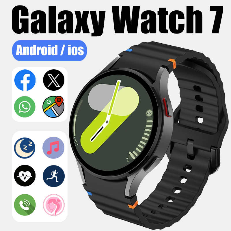 [COD]SAMSUNG Galaxy Watch 7 Smartwatch Jam Tangan Anti Air Debu 44mm 1.5inch Pria/Wanita Anak Peremp