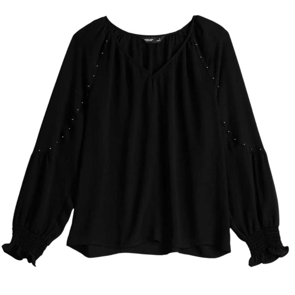 Blouse wanita v neck branded original