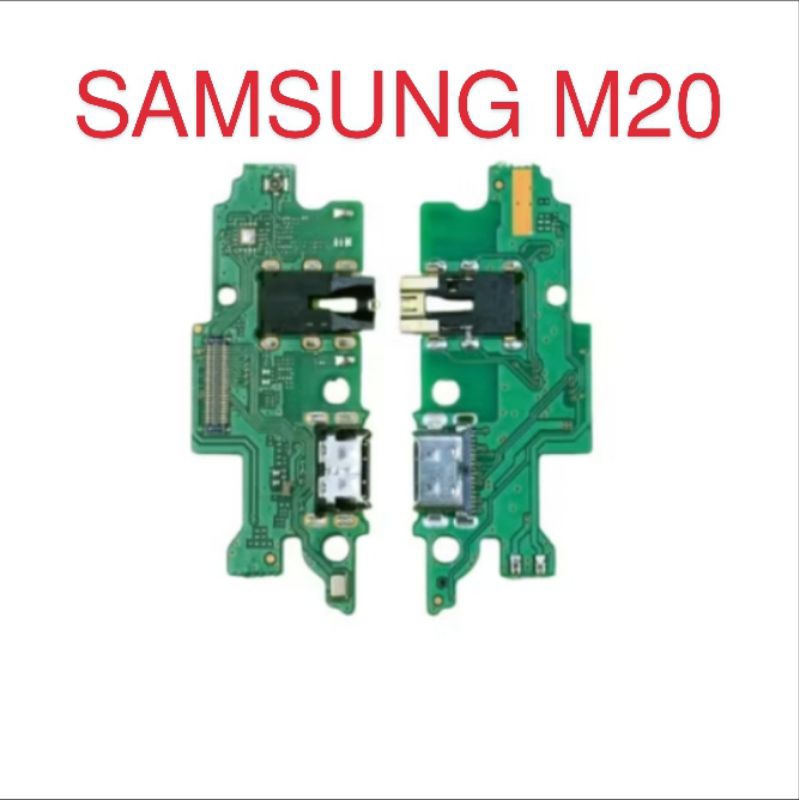 Papan Cas Samsung M20 Konektor Original Board Charger Fullset +IC