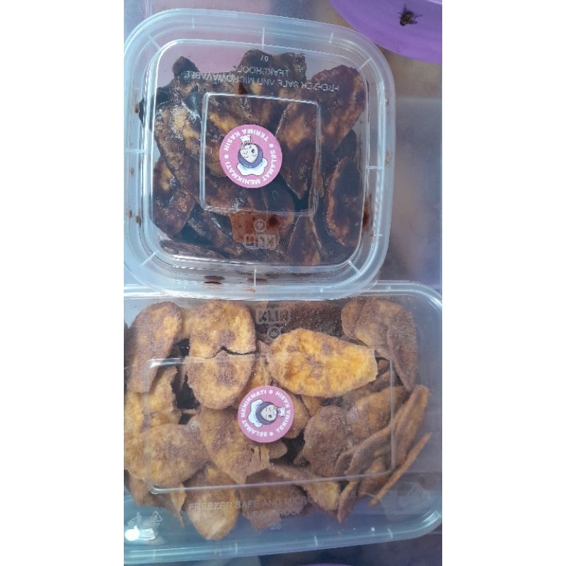 

Kripik pisang Coklat Lumer/ Dancow Lezattt