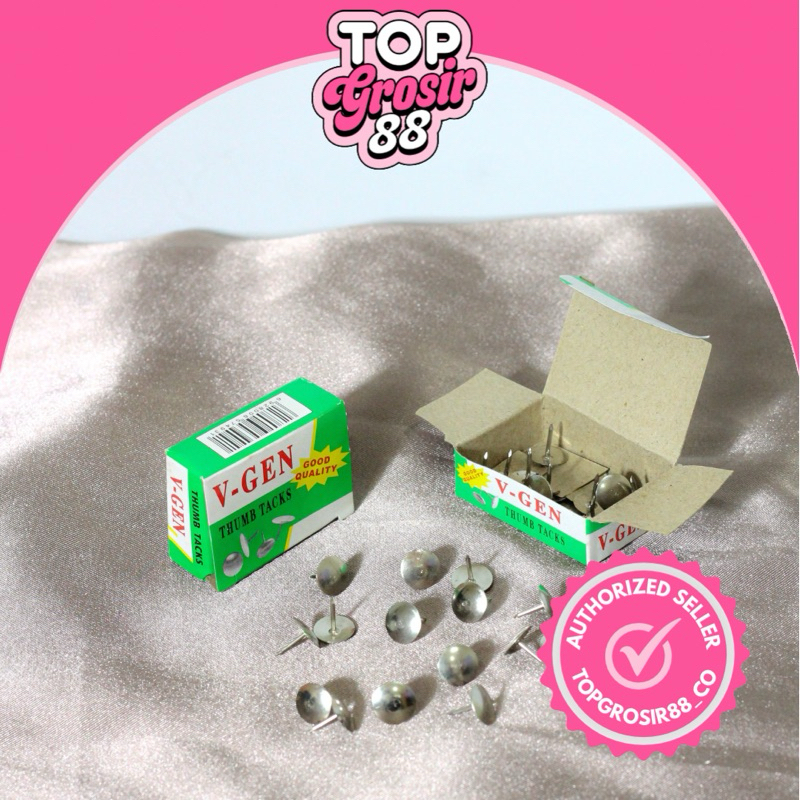 

Paku payung kecil thumb tacks/ Paku Tekan isi 22pcs