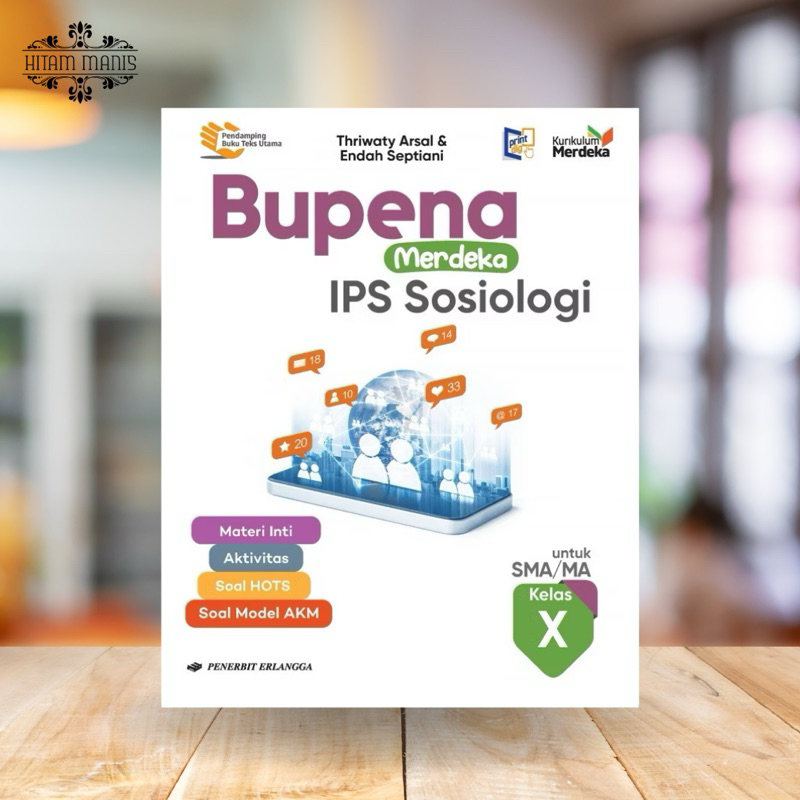 BUPENA IPS SOSIOLOGI KELAS 10 SMA KURMER ERLANGGA // BUPENA ERLANGGA // BUPENA KURMER SMA // BUPENA 