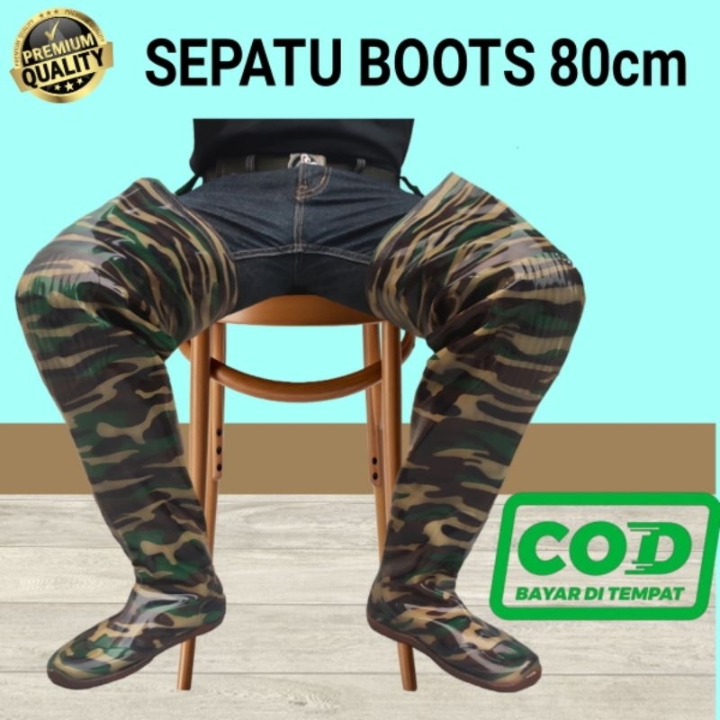 SEPATU BOOTS PRIA DEWASA KARET SAWAH ANTI AIR DAN BERKEBUN ANTI KEONG 80CM DAN 55CM PRIA DEWASA