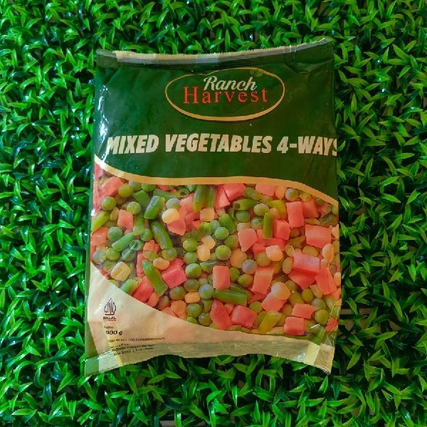 

SAYURAN CAMPUR BEKU 4 JENIS RANCH HARVEST 1KG 4-WAY MIX VEGETABLES