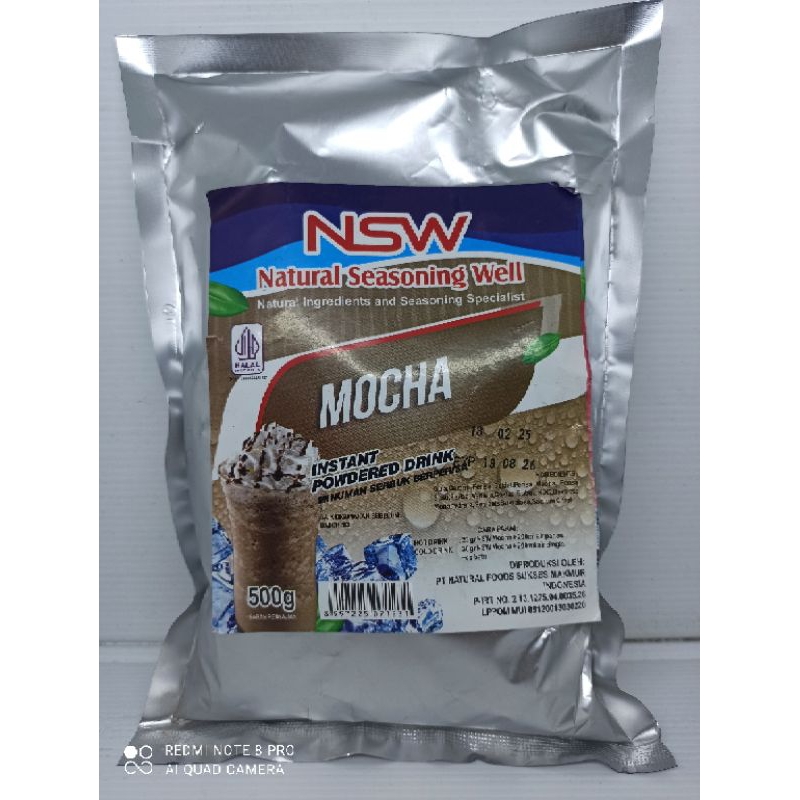 

NSW serbuk minuman berperisa Mocha 500 gr