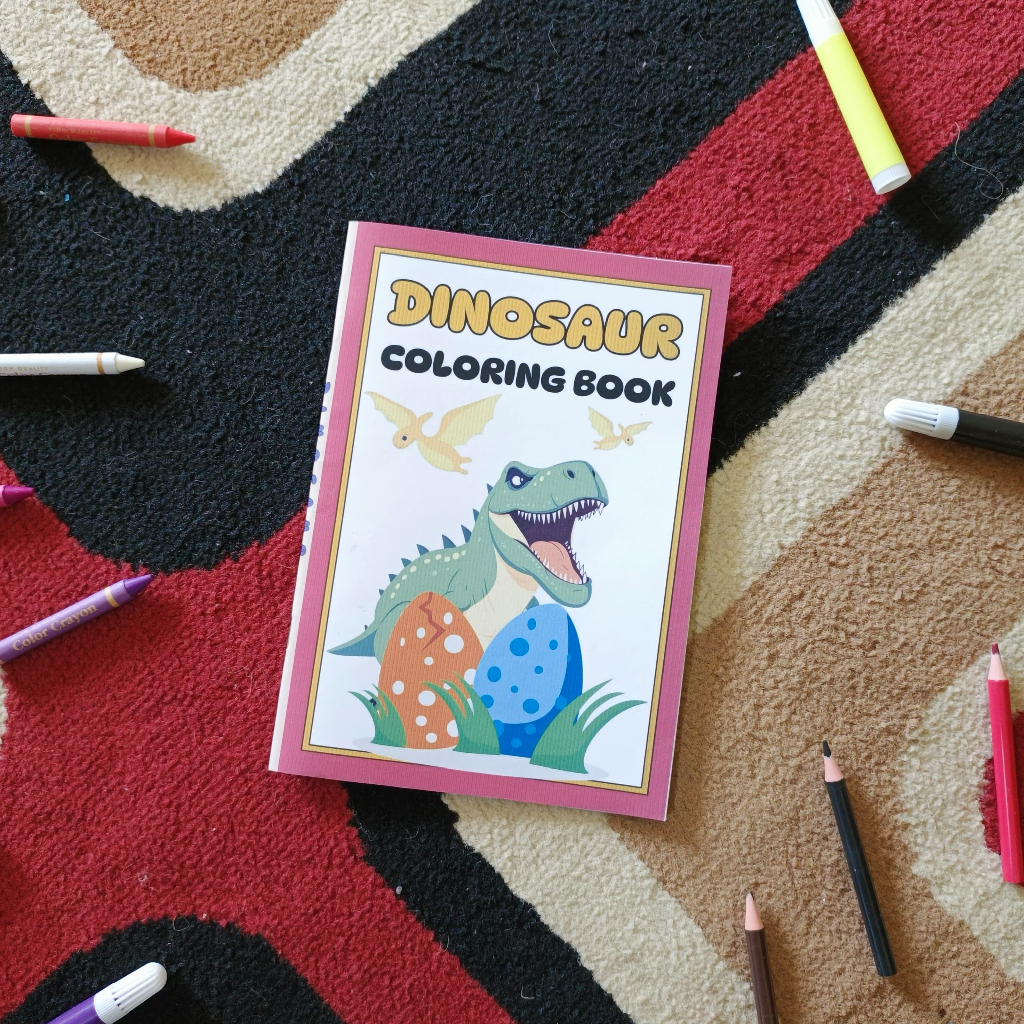 

Buku Mewarnai Worksheet Anak Mewarnai Dinosaurus 20 Halaman Ukuran A5