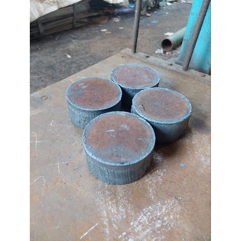 Plat Besi Bulat Tebal 50mm Diameter 100mm - 250mm 1pcs