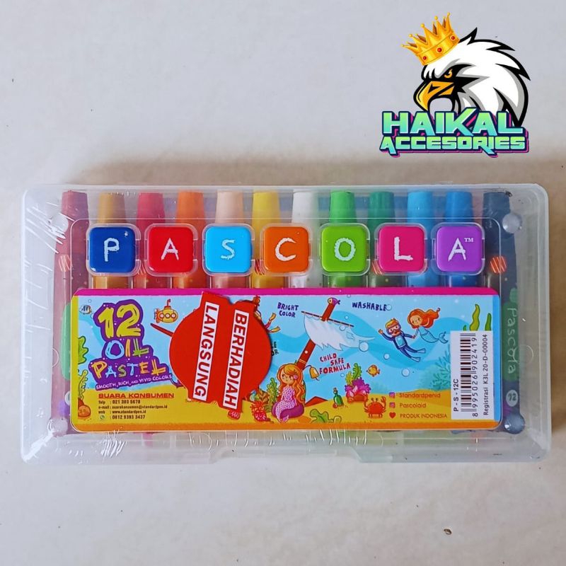 

Oil Pastel Crayon Standard Pascola Krayon Pascola 12 warna PS-12C
