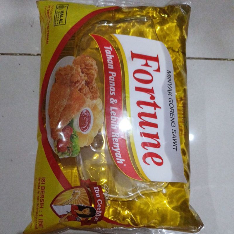 

Minyak Goreng Fortune 1 LITER BPOM HALAL