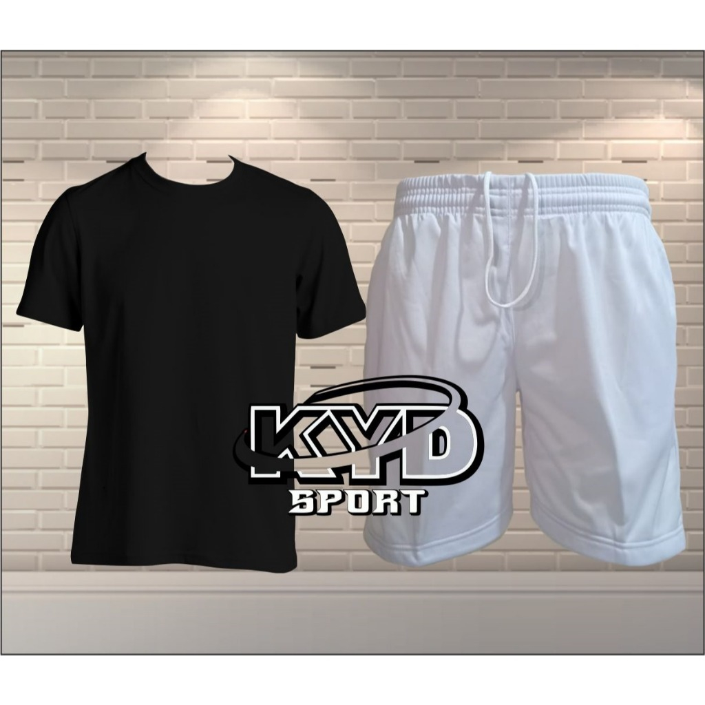 STELAN CELANA PENDEK PRIA/SATU SET CELANA PENDEK DAN KAOS