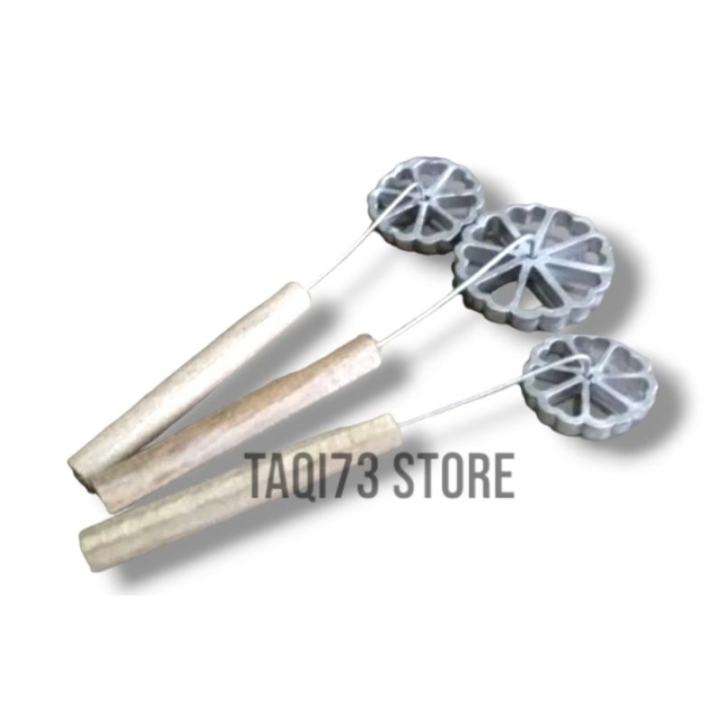 3Pcs Cetakan Kembang goyang Ukuran 9 Cm Jumbo,Cetakan peyek,kembang Goyang,Kue kering