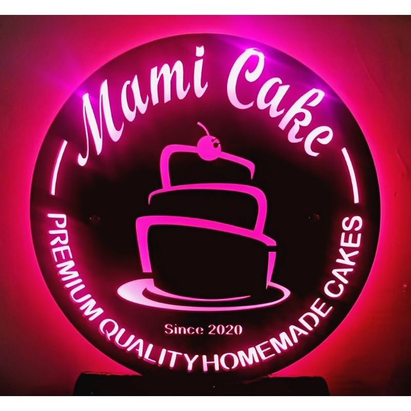 Neon Box Indoor Tempel Dinding Custom Logo +Papan Nama Usaha+ Hiasan Dinding