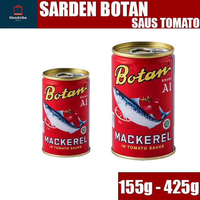 

Sarden Botan 155g (Kecil) - 425g (Besar)