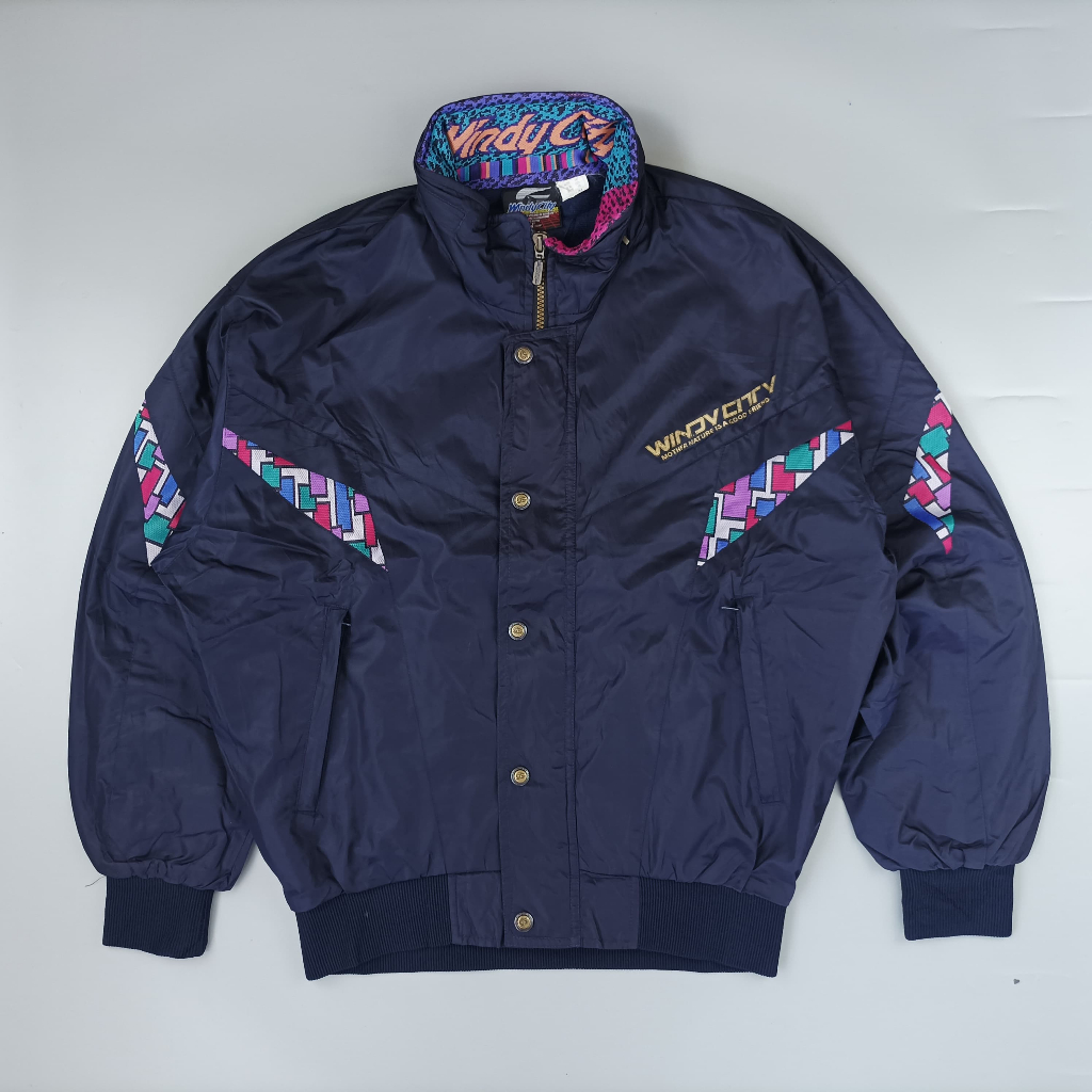 Windy City Vintage windbreaker Jaspo size M H005