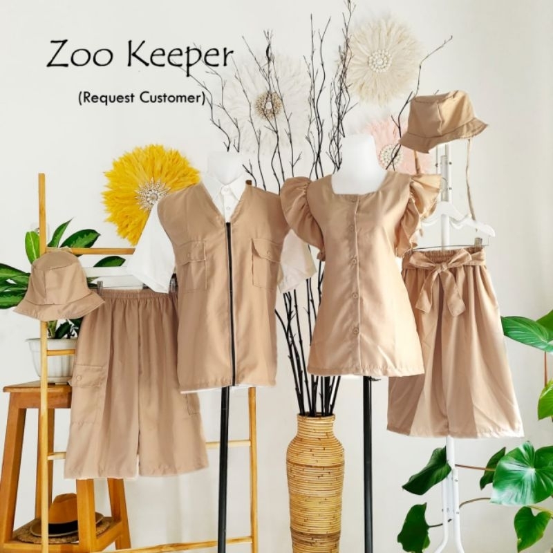 Zoo Keeper Costume |Zoo keeper Anak | Pakaian Zoo keeper | Kostum Pemburu Dewasa | Kostum Safari | K
