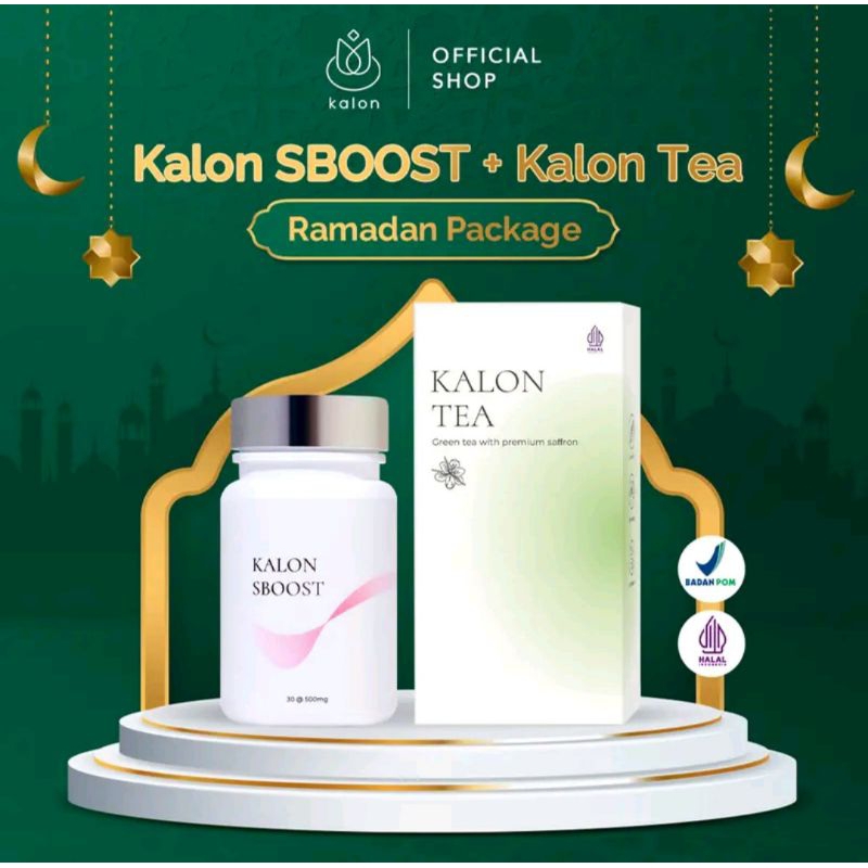 

PAKET HEMAT BUNDLING KALON PREMIUM ISI 20 KANTONG TEH & SBOOST ISI 30 KAPSUL