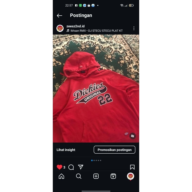 link co Dickies art 22 velvet