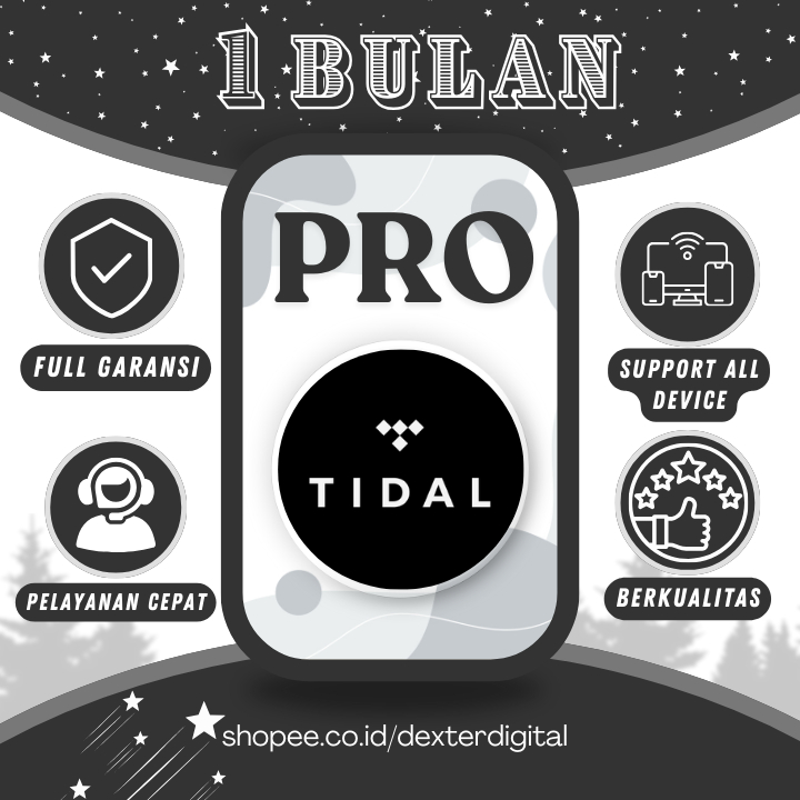 Tidal Music HiFi Plus Premium 1 Bulan