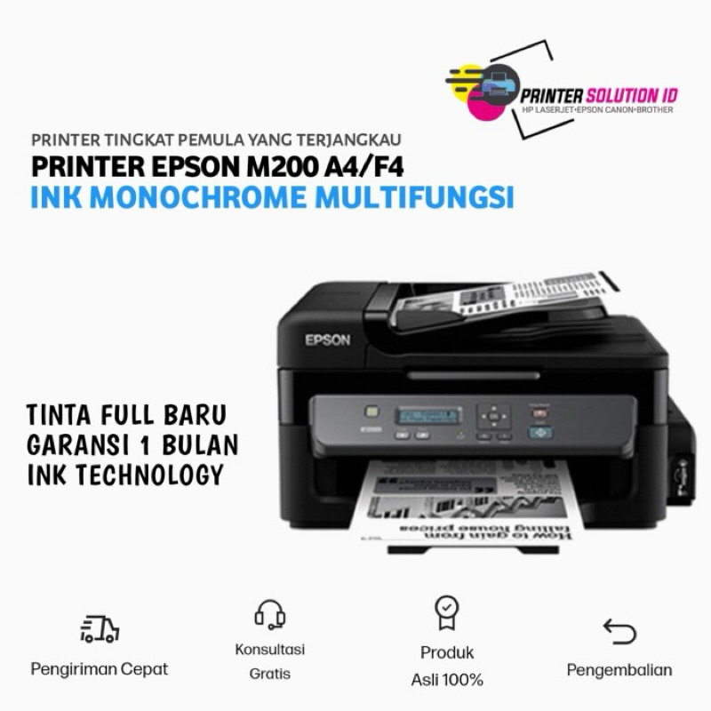 Printer Epson M200 Monochrome Multifungsi