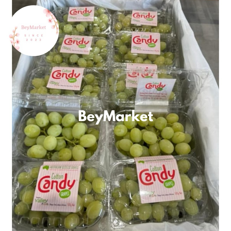 

Anggur Cotton Candy 500g | Anggur Permen Wangi Manis