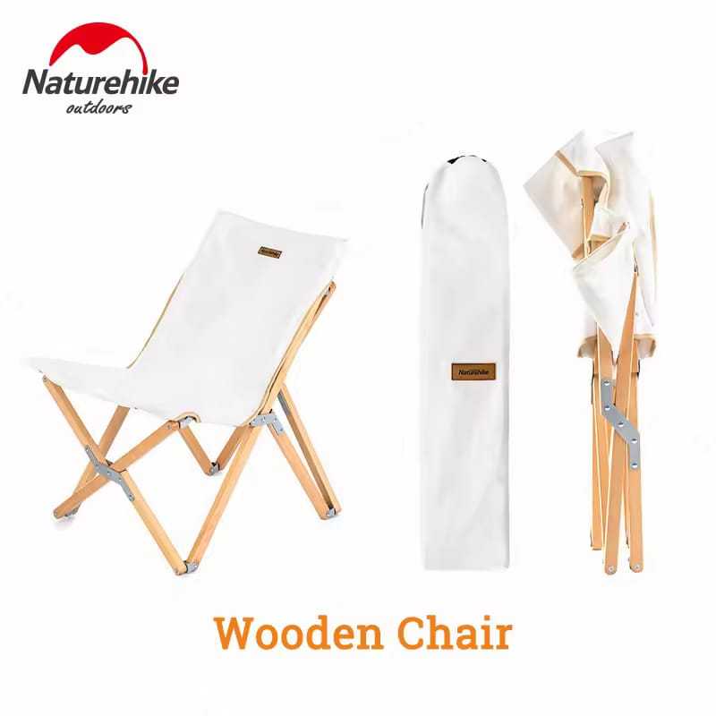 KURSI LIPAT CAMPING WOODEN NATUREHIKE NH19JJ008