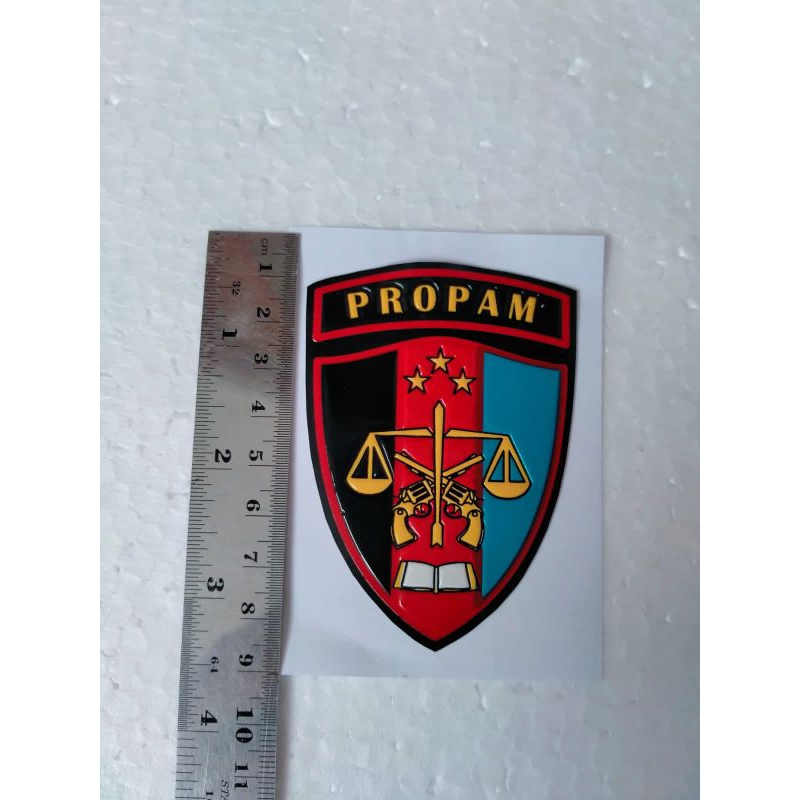 Stiker Embos propam timbul