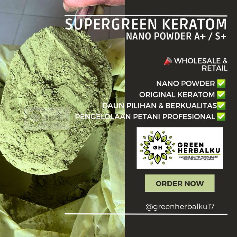 

Powder Hijau Purli Grade S+ Original Kalimantan
