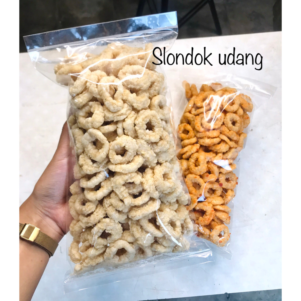 

Cincin Udang 500gr 250gr Slondok Lanting Ebi Gurih Balado