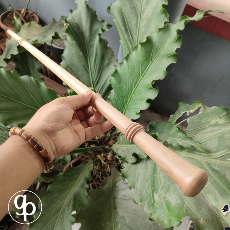 TONGKAT KOMANDO PANJANG 55 CM - 60 CM TONGKAT KOMANDO KAYU CENDANA WANGI