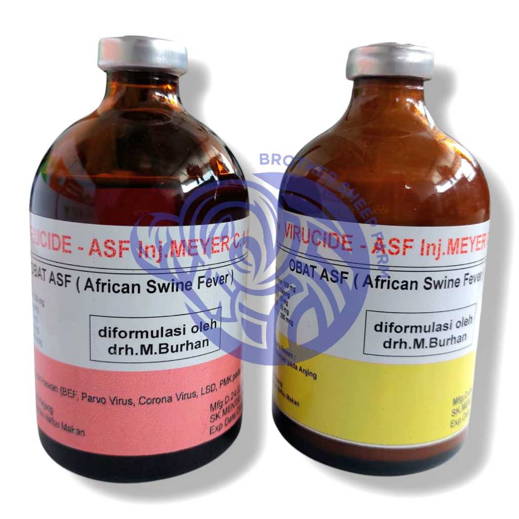 Obat Injeksi Antivirus dan Antibiotik untuk Babi dan Sapi 10 ml