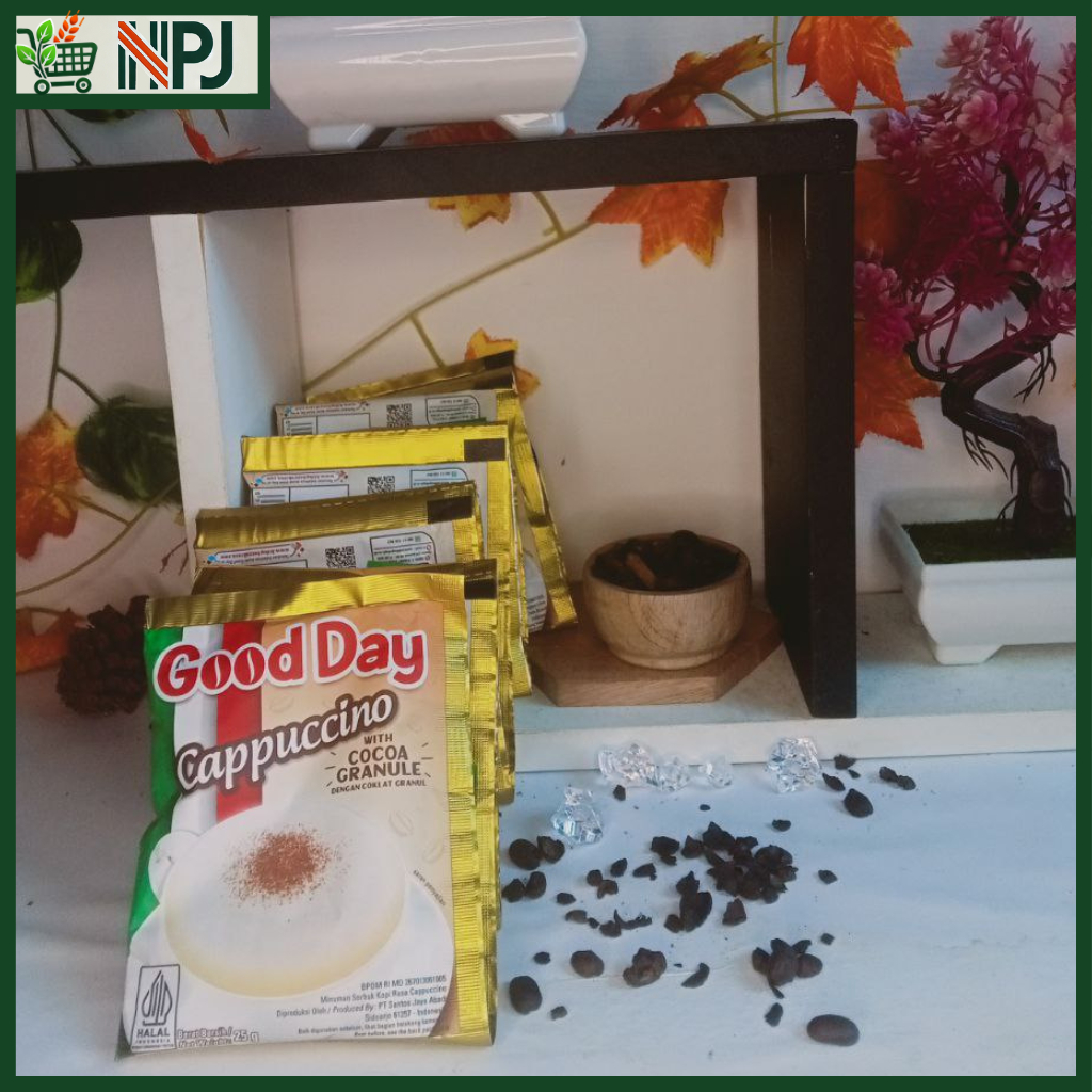 

Kopi Good Day Cappuccino Renceng Isi 10 Sachet – Kopi Instan Praktis & Creamy