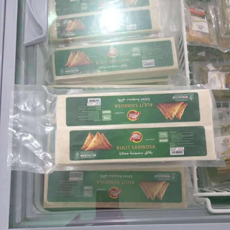 

Kulit Sambosa Premium Alba Food Market Ukuran Kecil isi 50 lembar