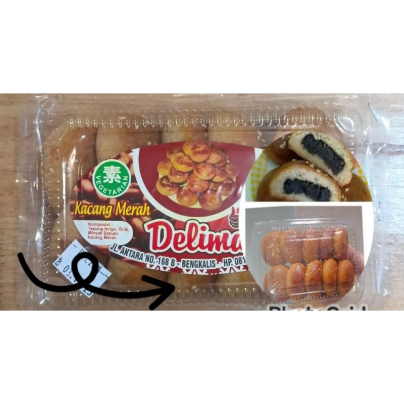 

Kue kacang Merah Delima vegetarian