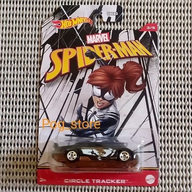 Hot Wheels Spiderman Circle Tracker - Black