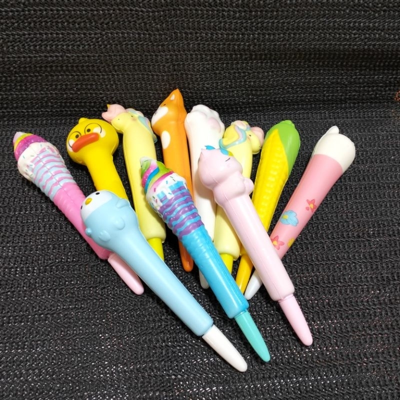 

Pulpen Gel Model Squishy Karakter Pen Ballpoint Squishy