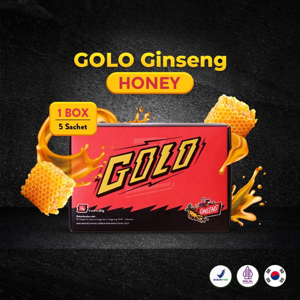 

Golo ginseng royal jelly 5 Sachet Terbaik Original Premium | Supleman unggulan setiap pasangan